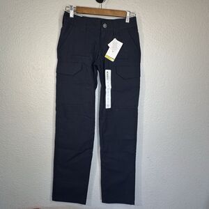 First Tactical Work Pants NEW Navy Articulated Utility Pockets Durable W 2 Tall